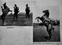 最新高等馬術写真帖　22×14.5㎝32p 経年痛み　國光宣揚会　大正16年