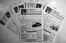 (仏)「ARGUS DE LA MINIATURE」21冊一括　各A4判12p　1980年〜1982年