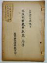 九五式軽戦車取扱ノ参考　B5判孔版50p(図版僅か)　陸軍騎兵学校教育部　昭和16年