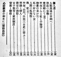 心頭雑草　与謝野晶子　B6判初版283p　やや経年汚れ　天佑社　大正8年