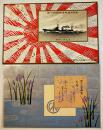 第四十號掃海艇進水記念絵葉書   カラーイラスト+写真版2枚美品　株式会社大阪鉄工所建造　昭和8年