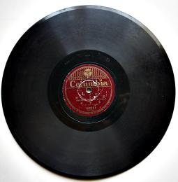 SPレコード「黒き寶」/「山の凱歌」李香蘭(山口淑子)/伊藤久男/霧島昇・歌 コロムビア　戦前