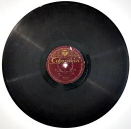 SPレコード「夜霧の馬車/崑崙越えて」李香蘭/藤山一郎・歌 未視聴　盤面傷多 コロムビア  戦前