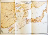 航路案内　新書判見開き地図3葉+写真版3葉+本文191p並本　非売　大阪商船株式会社　大正8年