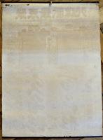 ポスター　東京最新流行代表まげ入　髪型・文子形/百々代形　54×39㎝上下金具入　並上品　戦前