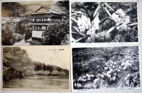 信州・長野県絵葉書一括　タトウ入18組(各揃い枚数不明)/バラ14枚　戦前