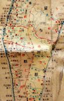 樺太廳治要覧(樺太全図)-第七回　拡げたサイズ77×54㎝　両面印刷折目切れ痛み　樺太庁　昭和2年