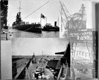 軍艦比叡-満洲國皇帝陛下御来訪御召艦紀念写真帖　30.5×22.5㎝ 59p　非売品　昭和10年