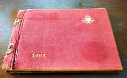 早稲田大学専門部商科卒業記念アルバム　37×26㎝　非売　皇紀2603年/昭和18年