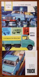 OPEL TRUCK オペルトラックカタログ３部　Blitz/CHASSIS WITH CAB/4060SERIES/他　1950〜60年代