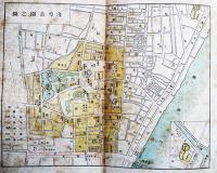 東京案内（上下2冊揃い）初版　多色刷木版画６葉入　東京市役所蔵版　明治44年