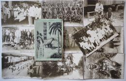 南洋サイパン島風俗絵葉書　モノクロ写真10枚組袋付　二関商店発行　戦前