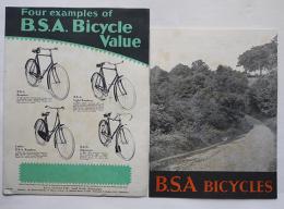 B.S.A BICYCLES CATALOGUE（2点）1930年