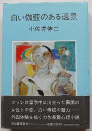 白い伽藍のある遠景　小佐井伸二　初版カバ帯　河出書房　1978年