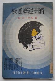 昭和十一年版満洲経済図表　大連商工会議所　昭和11年