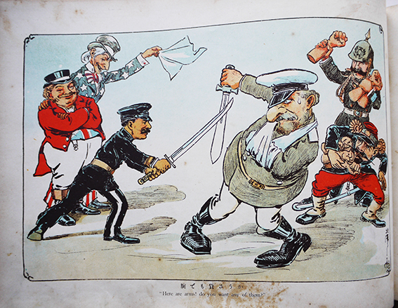 明治37年 日露戦争 石版刷 版画 上村将軍 日本海軍 実物日本海海戦 日本軍