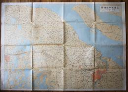 上海蘇州近傍図　十万分一　4色刷り　大日本帝国陸地測量部　昭和12年
