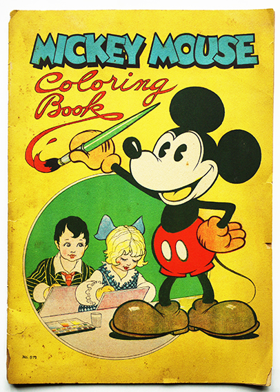Mickey Mouse Coloring Book ミッキーマウスぬり絵本 Made In U S A 1931年 古書 古群洞 古本 中古本 古書籍の通販は 日本の古本屋 日本の古本屋