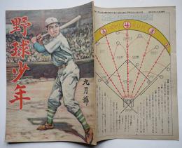 「野球少年」昭和22年9月号　山岡荘八/久米元一/富田常雄/他　尚文館