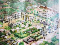 東京大正博覧会鳥瞰図　大判カラー細密印刷　東京大正博覧会協讃会　大正3年