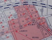 広島都市圏 平成３年度版地価図　標準地/基準地/地価公示価格入