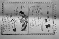 アモルスキン（化粧品）カタログ　宮尾しげを漫画入　独逸ベルリン市オポテラピア社　戦前