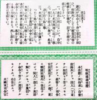 大平洋戦争時米軍投下伝単「此の真相を知れ」両面印刷 文字のみ　1944年