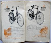「RALEIGH THE ALL-STEEL BICYCLE」ラーレー自転車カタログ　イギリス製　1929年