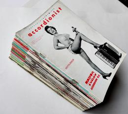 「アコーディオニスト accordionist」不揃い90冊　日本アコーディオン協会発行　昭和43〜43年