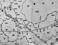 北支那二百万分一素図　墨刷　北支那方面軍参謀部　昭和16年
