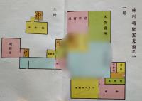 大阪三越案内　陳列場配置図付き　小判パンフレット　明治40年