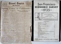 アメリカ西海岸/カリフォルニア州/サンフランシスコ/他 観光パンフ/経済調査資料等21点　1935-1936年