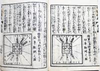 家相必用方鑒精義大成（乾坤2冊揃い）松浦東鶏著　易経本　大阪書房　文政10年