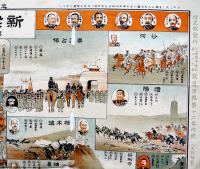 新案征露戦局雙六（双六）写真画報部考案/尾竹國観画　博文館　明治38年