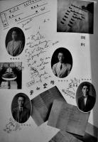 東京女子薬学専門学校卒業写真帖（現明治薬科大学）校長・加藤静雄　昭和17年