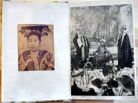 西太后他写真帖　十枚貼り込み　私家版折丁本　詳細不詳