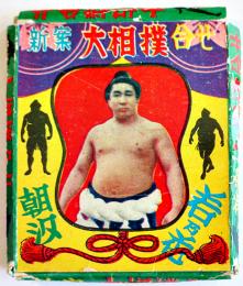 新案大相撲合せ（絵合せ）40枚揃い　若乃花/朝潮/栃錦/他　箱　昭和30年代