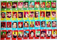 新案大相撲合せ（絵合せ）40枚揃い　若乃花/朝潮/栃錦/他　箱　昭和30年代