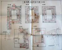東京鉄道病院要覧+受療案内+落成式次第（3点一括）建物図面多　昭和3年