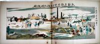 震災記念画帖　小島沖舟画伯筆/關露香（貢米）著　松村書店　大正13年　関東大震災