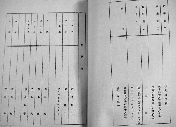 百年の孤独 寺山修司/演劇実験室天井桟敷第29回公演台本 1981年 / 古本