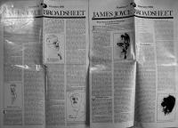 「JAMES JOYCE BROADSHEET」No.1,6,7（3部）1980年