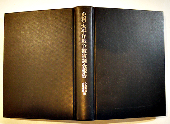 史料・太平洋戦争被害調査報告(中村隆英, 宮崎正康 編) / 青聲社