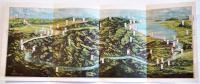 宇治川ライン（冊子型鳥瞰図）吉田よし人・絵　宇治川汽船株式会社　戦前