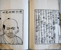 本朝人相考・男部乾　郭西翁口授/仙掌斎撰  絵入本　愛知書肆文光堂 