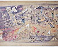 明和九年目黒行人坂火事絵　復刻長尺絵巻　帙入　日本消防写真史編纂委員会発行　昭和51年