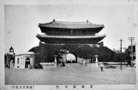 絵葉書　朝鮮京城南大門2枚　モノクロ　戦前