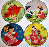 SP盤ピクチャー童謡レコード8枚一括　テイチクレコード　昭和30年代
