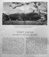 JAPAN（対外宣伝旅行ガイド）解説英文　Japanese Government Railways　戦前