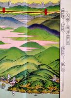 伊東温泉鳥瞰図　湯河俊次発行　大判表紙付き　昭和4年